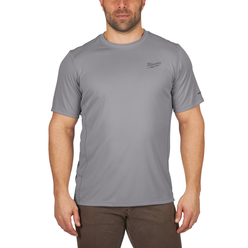 Funktions-T-Shirt grau mit UV-Schutz 